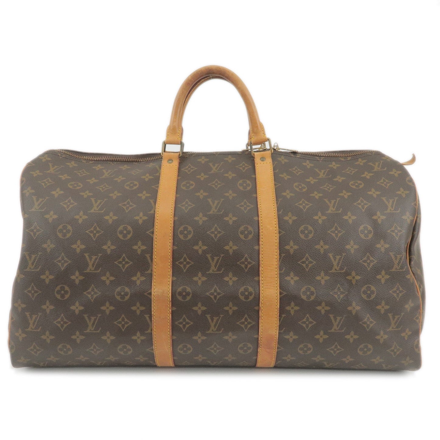 Louis Vuitton Monogram Keep All 55 Boston Bag