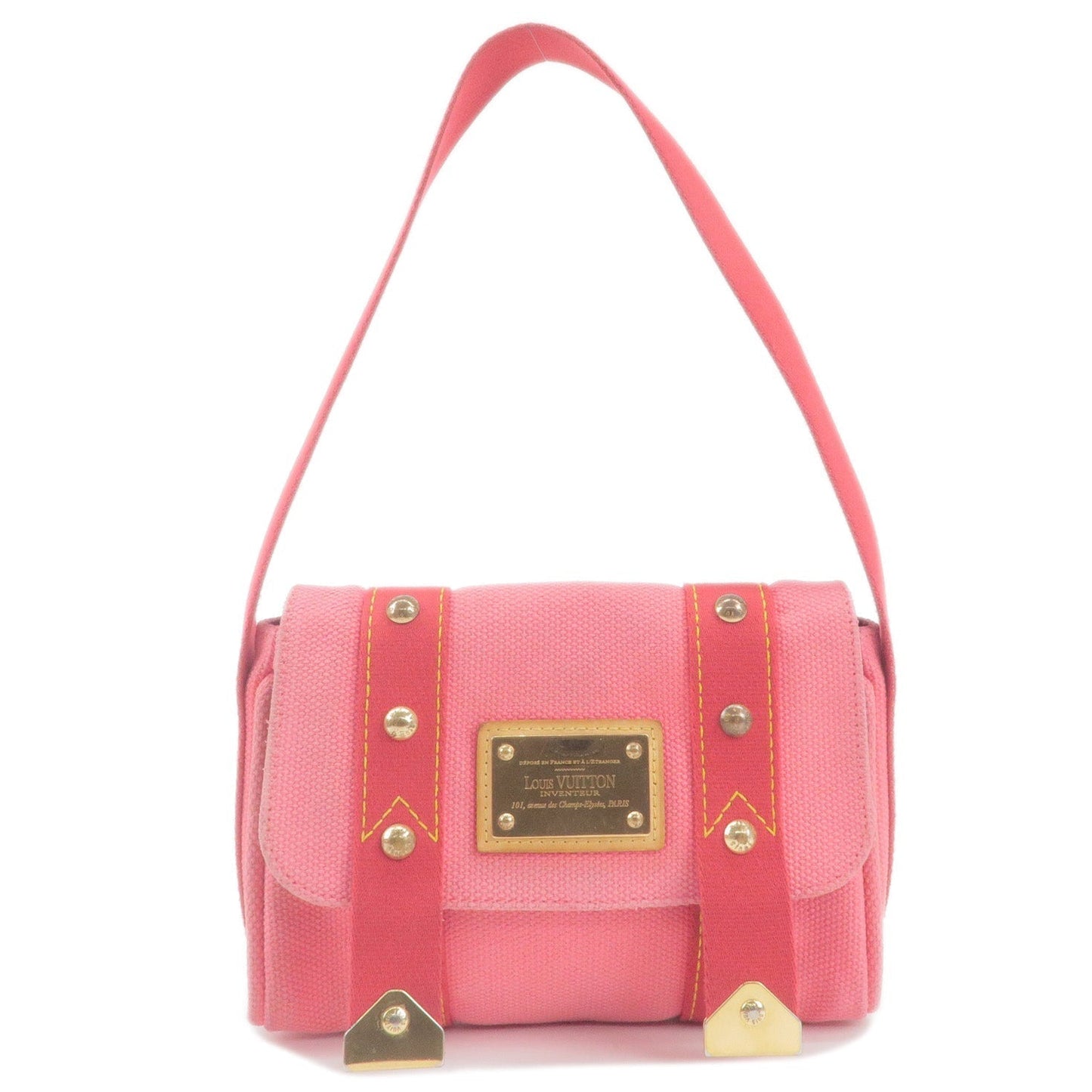 Louis Vuitton Antigua Sac Rabat Shoulder Bag Rose
