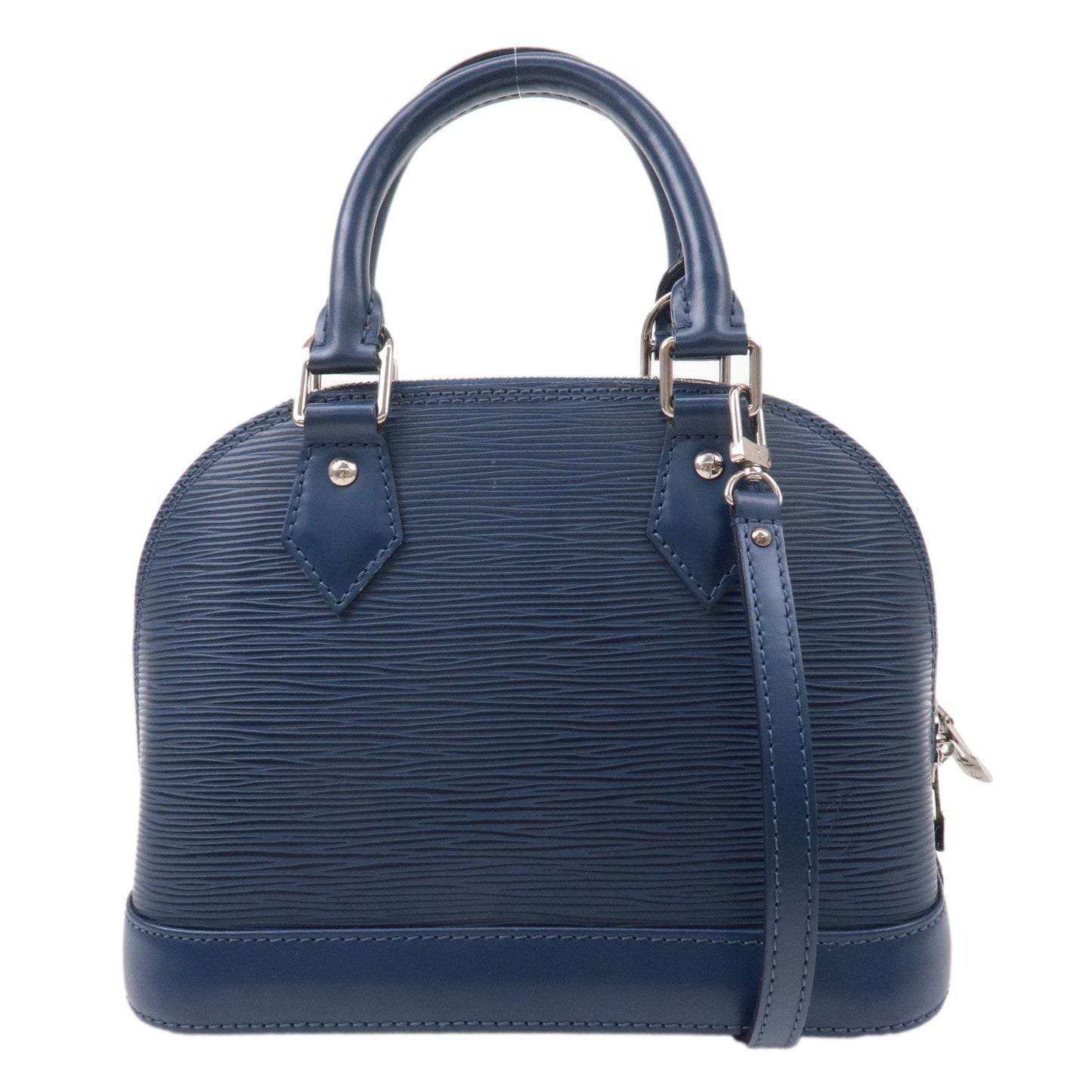 Louis Vuitton Epi Alma BB 2Way Bag Andigo Blue