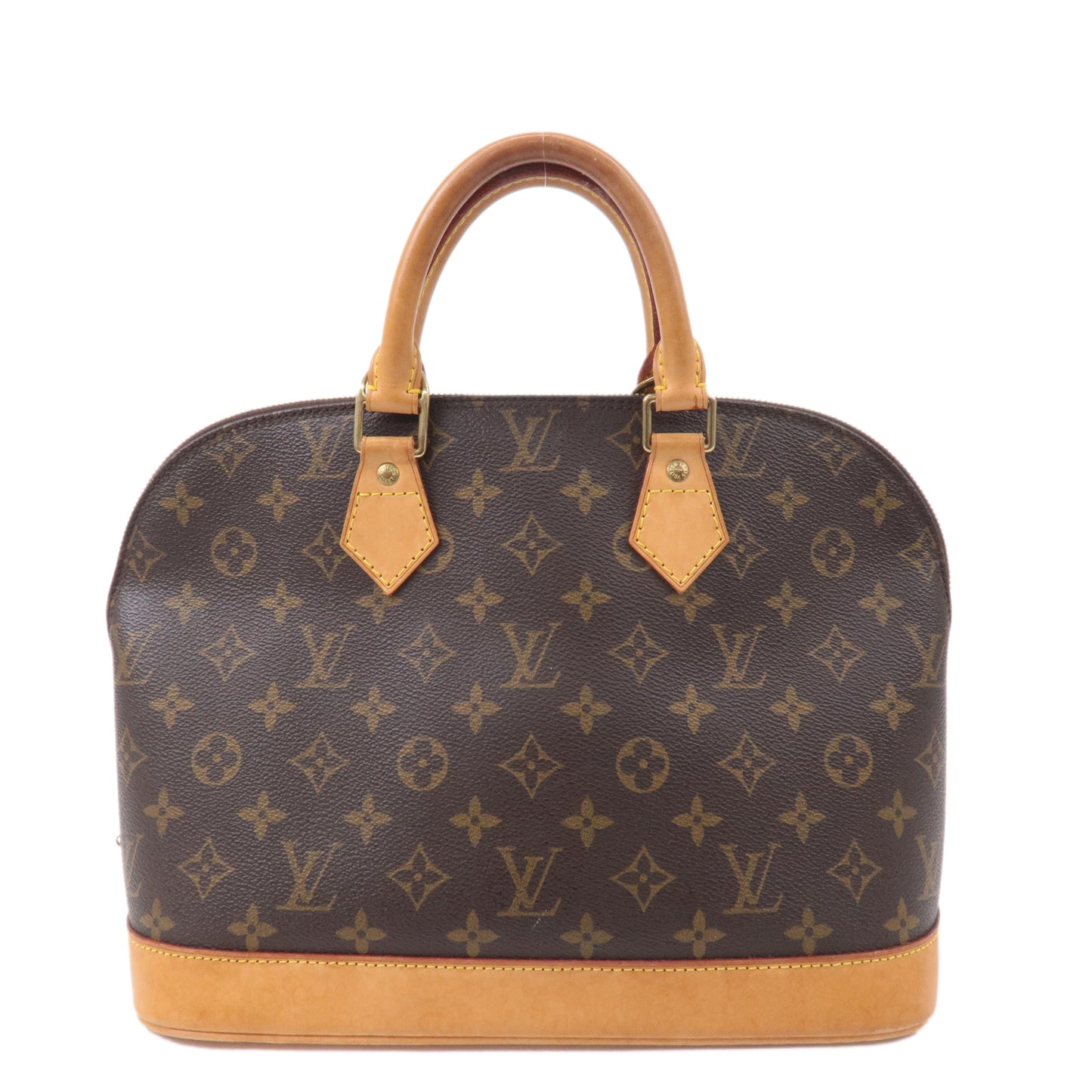 Louis Vuitton Monogram Alma Hand Bag Brown