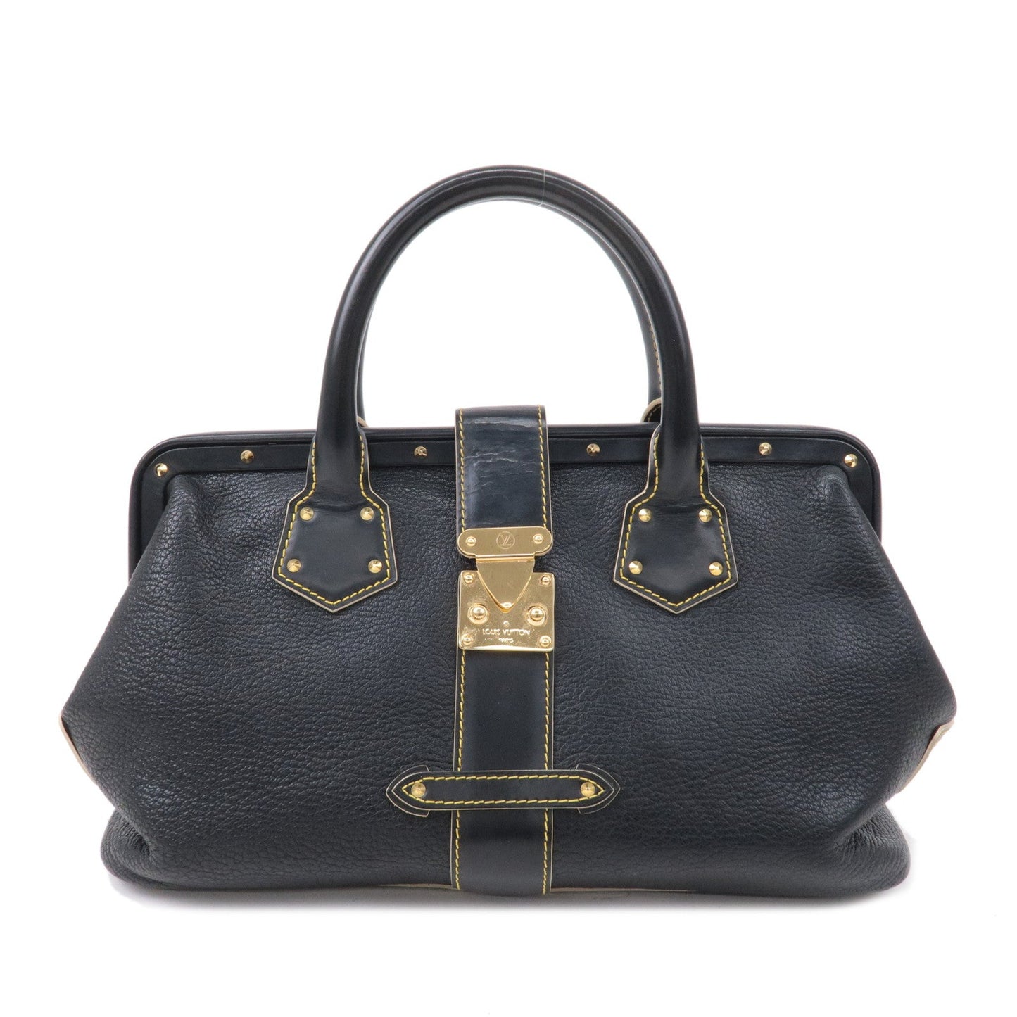 Louis Vuitton Suhali Angenieux PM Hand Bag Black Noir