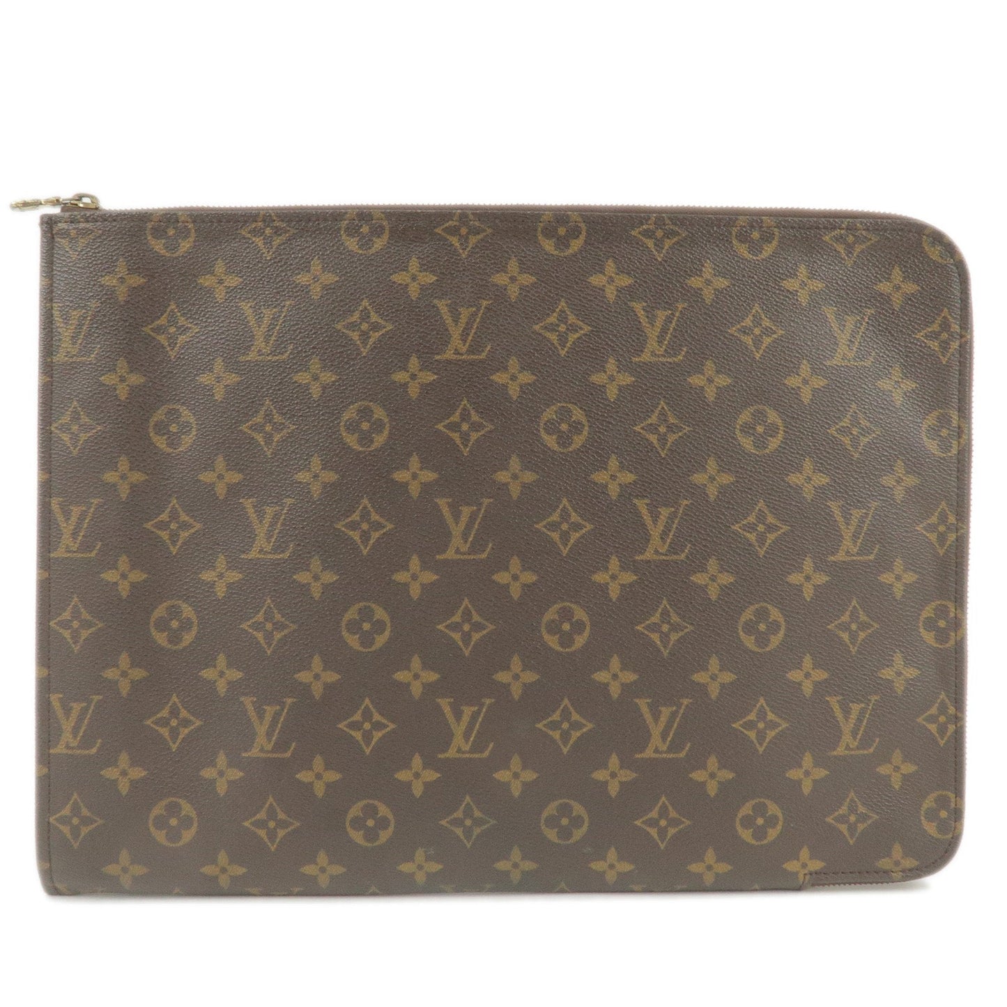 Louis Vuitton Monogram Porte Documents Clutch Bag