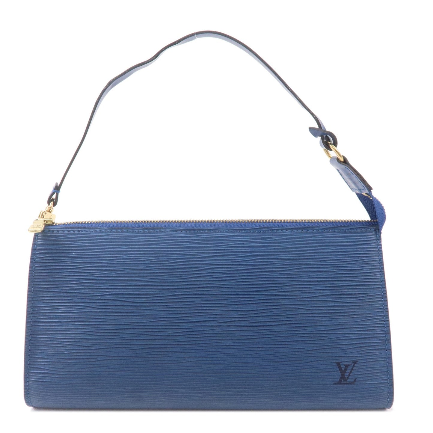 Louis Vuitton Epi Pochette Accessoires Pouch Toledo Blue Clutch