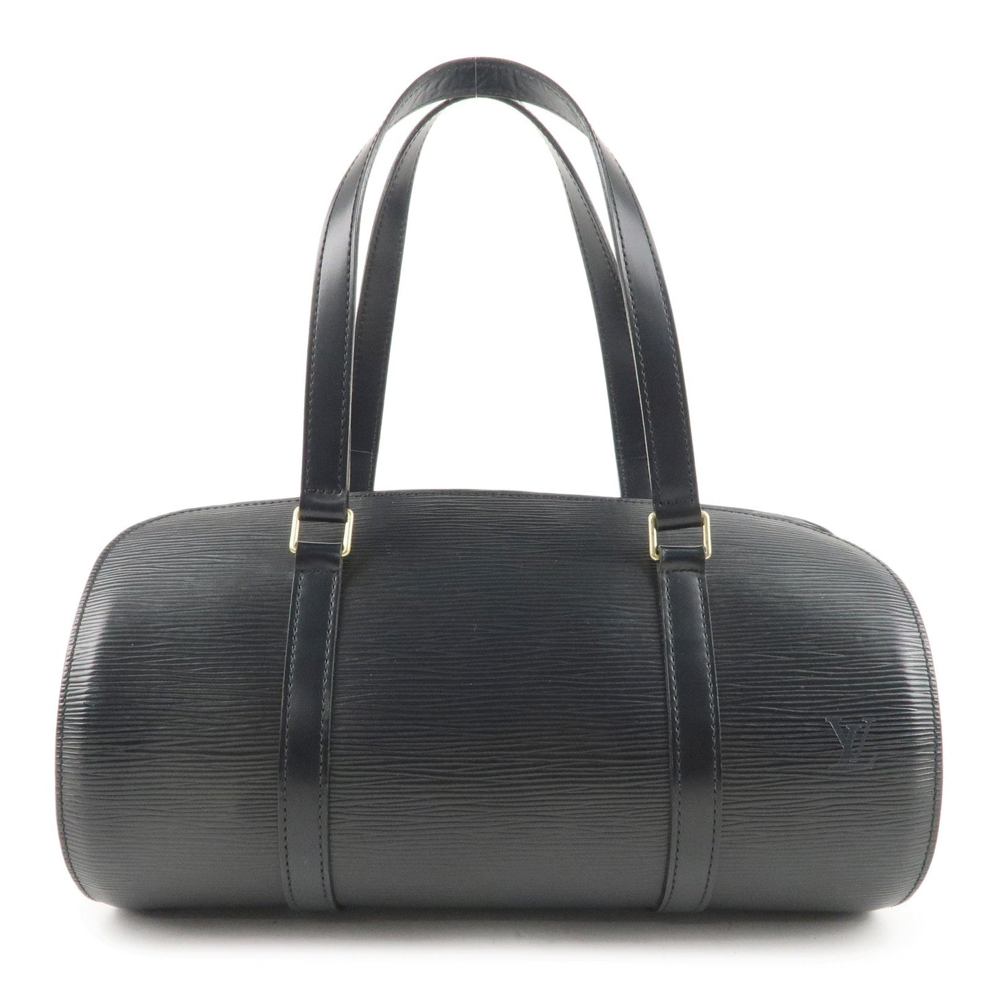 Louis Vuitton Epi Soufflot Hand Bag Noir Black