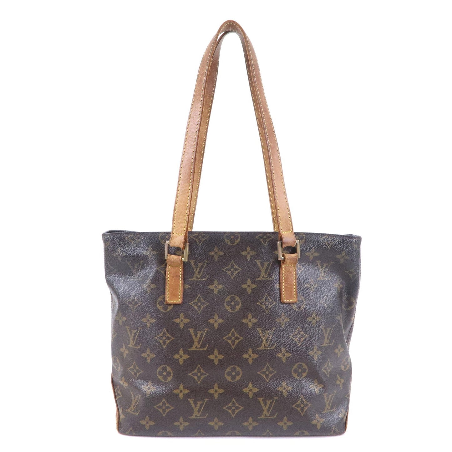 Louis Vuitton Monogram Cabas Piano Tote Bag Brown