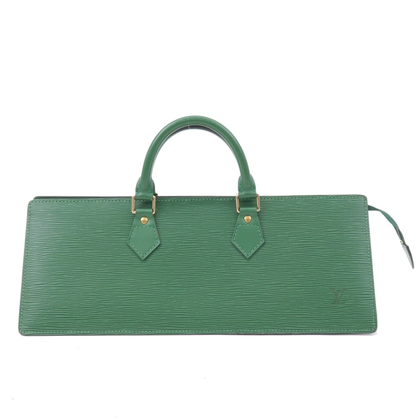 Louis Vuitton Epi Sac Triangle Hand Bag Borneo Green