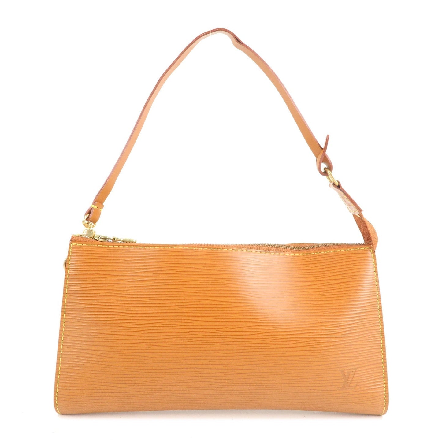Louis Vuitton Epi Pochette Accessoires Pouch Zipang Gold Clutch
