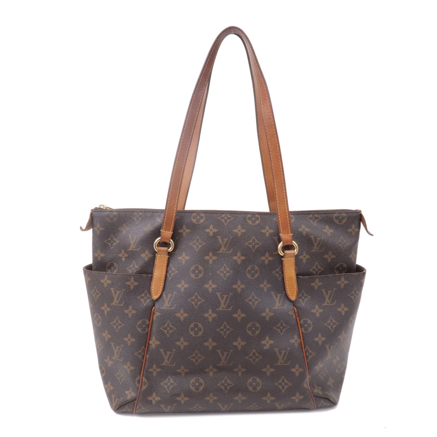 Louis Vuitton Monogram Totally MM Shoulder Bag Brown