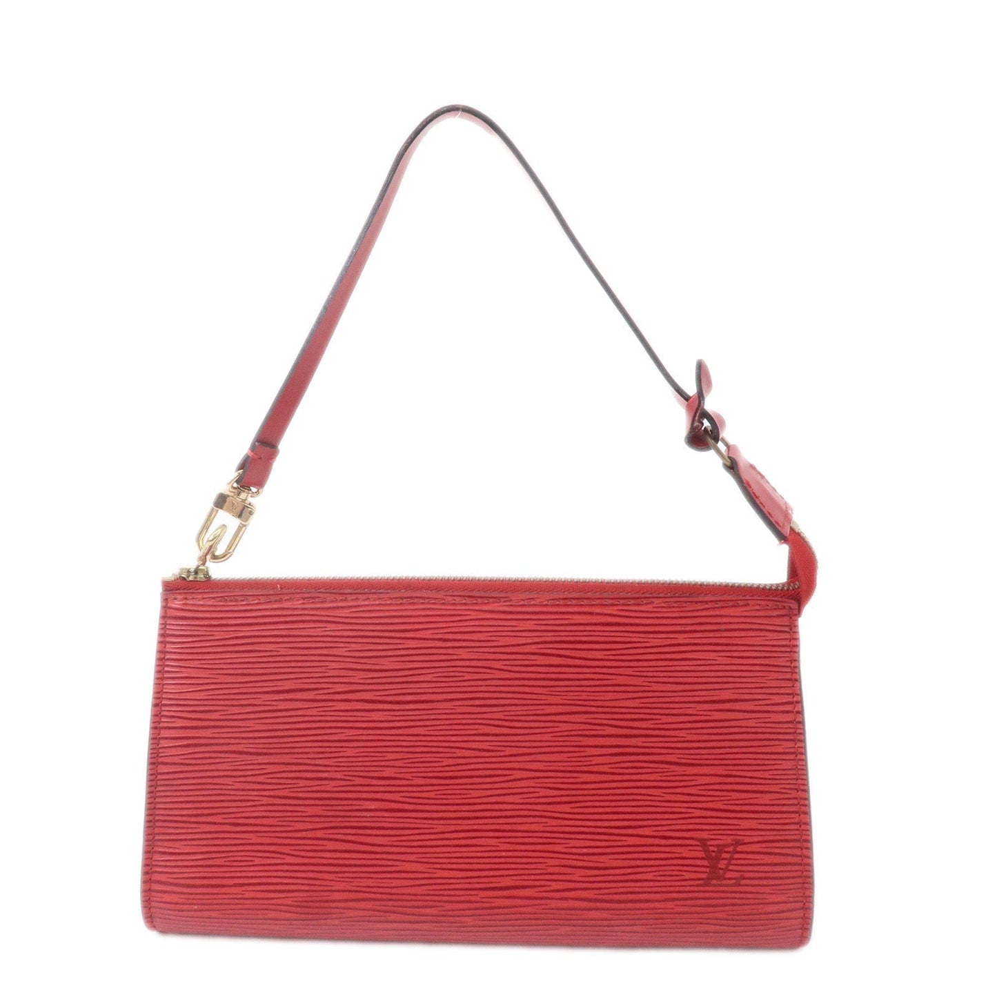 Louis Vuitton Epi Pochette Accessoires Pouch Castilian Red Clutch