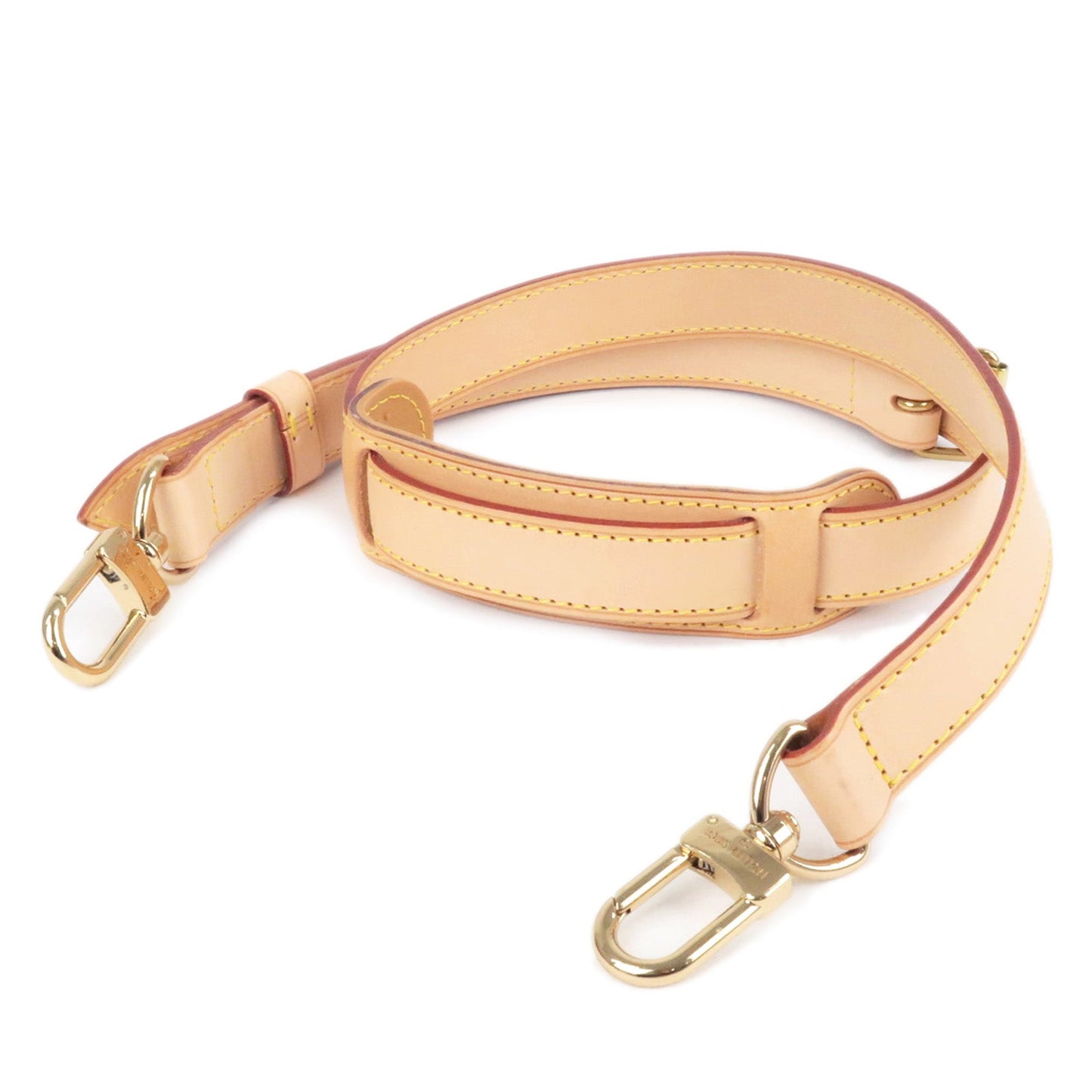 Louis Vuitton Nume Leather Shoulder Strap For Keepall Beige Shoulder Bag