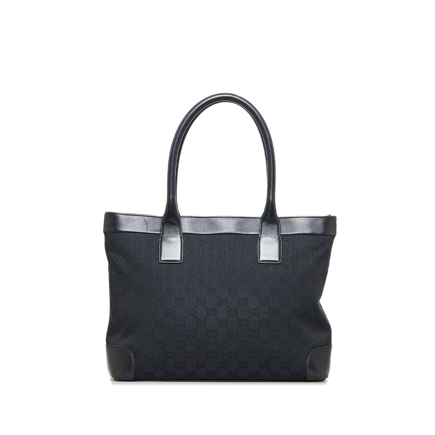 Gucci Leather Canvas Tote
