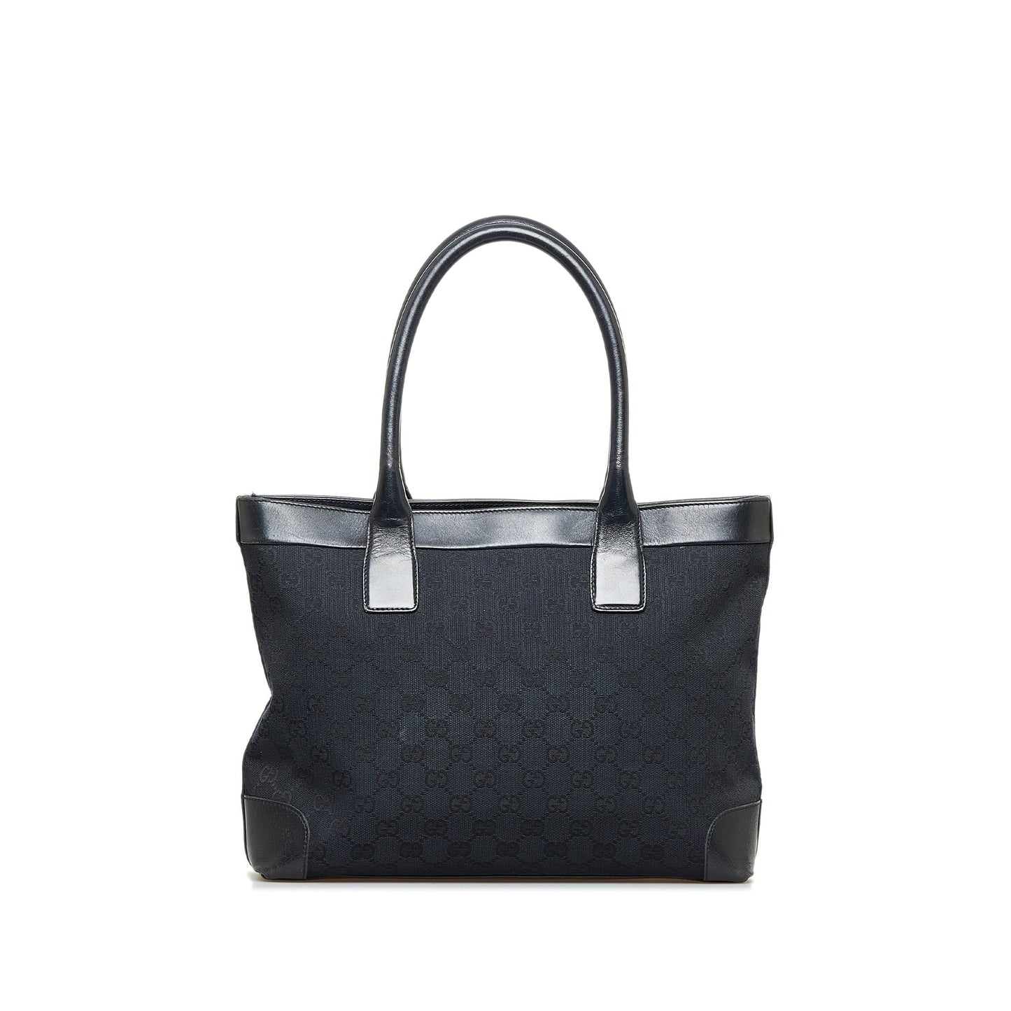 Gucci Leather Canvas Tote