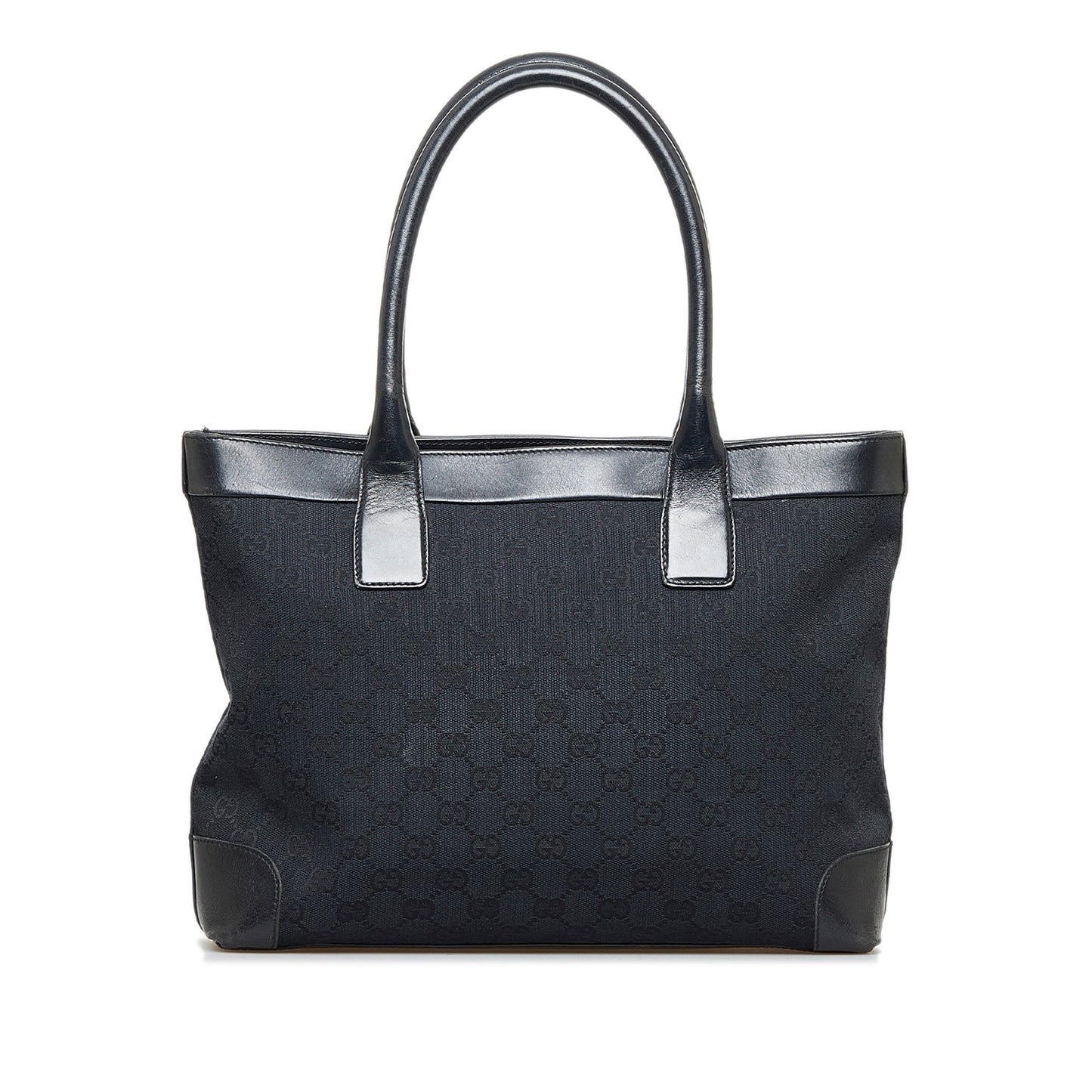 Gucci Leather Canvas Tote