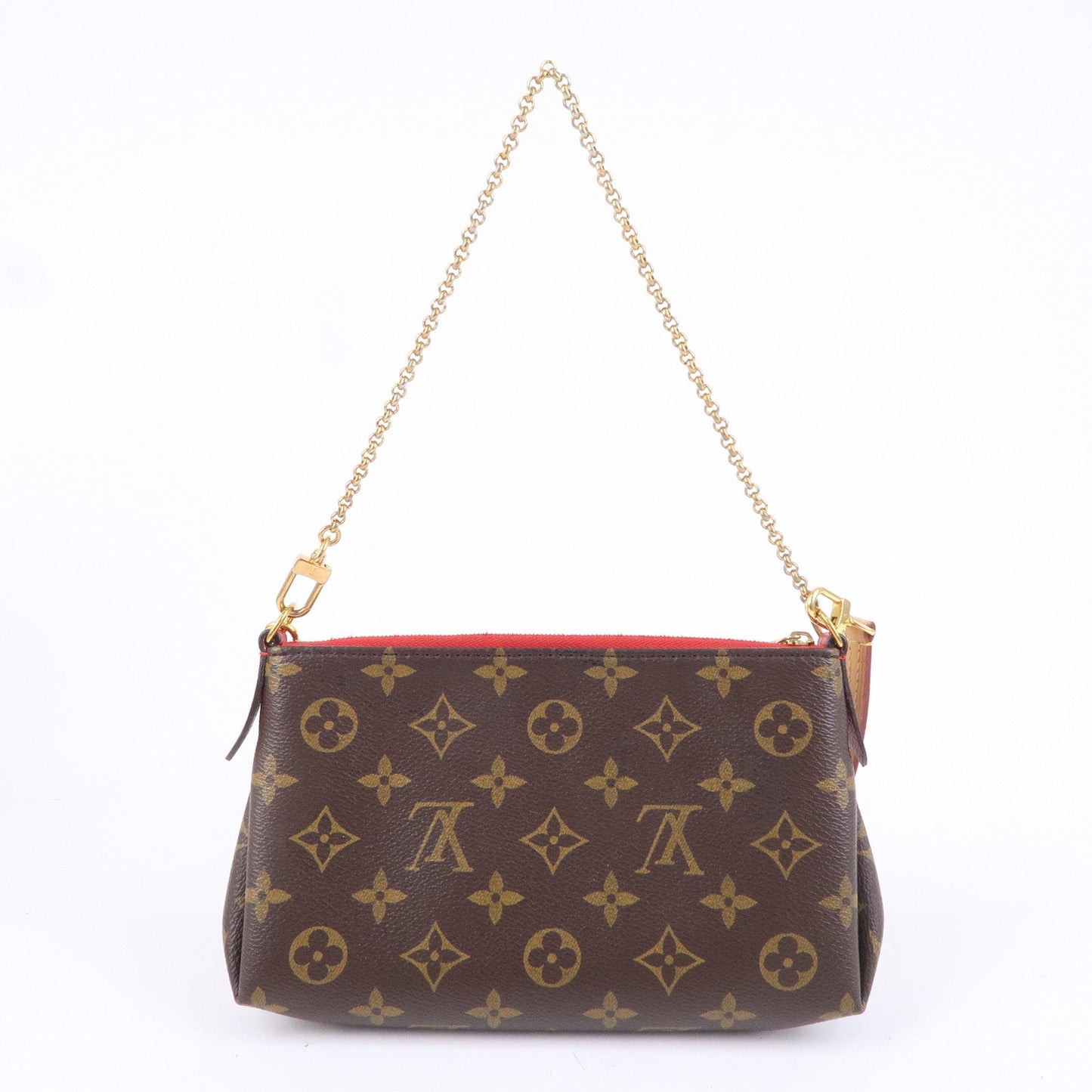 Louis Vuitton Monogram Pallas Clutch 2 Way Bag Cerise