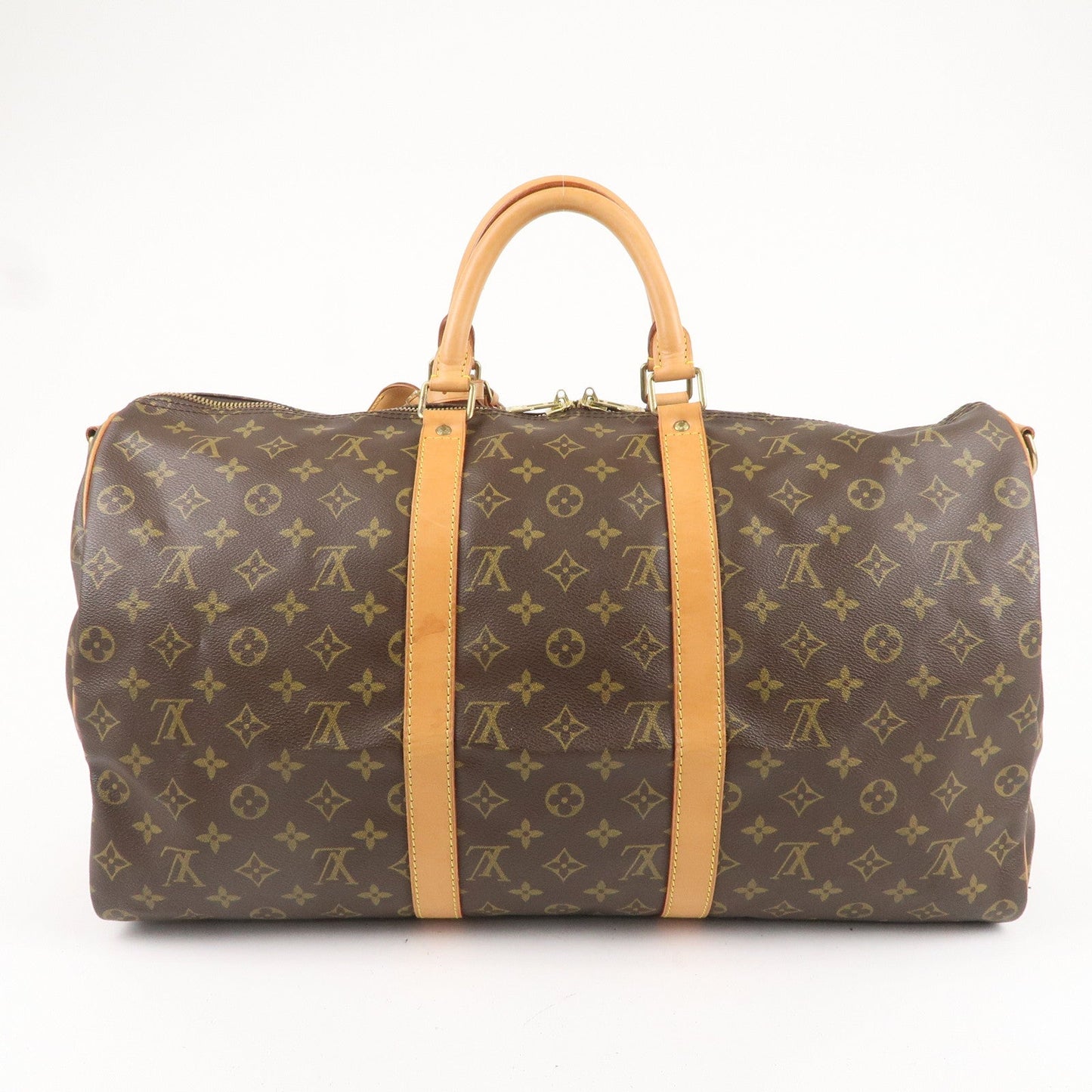 Louis Vuitton Monogram Keep All Bandoulier 50 Boston Bag