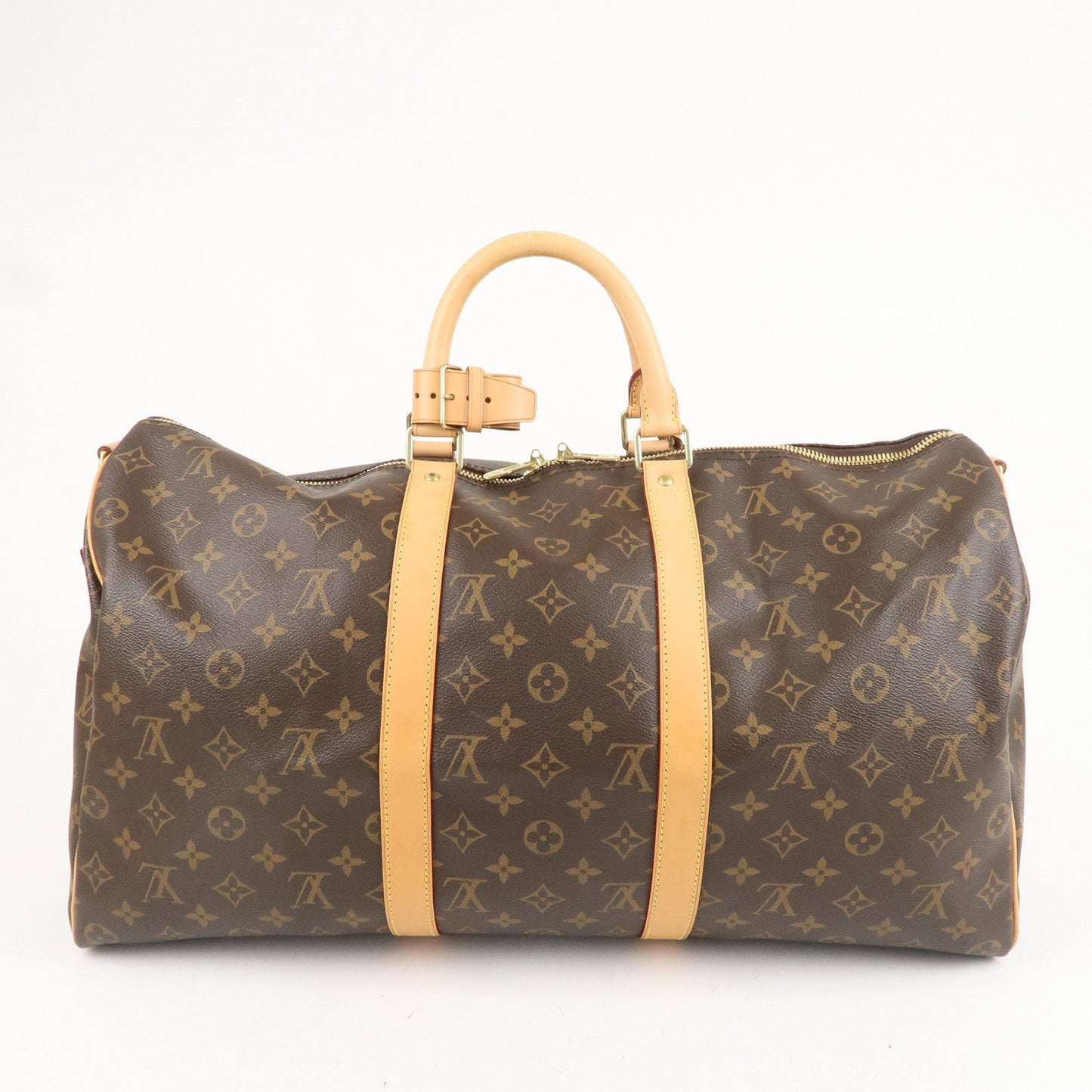 Louis Vuitton Monogram Keep All Bandoulier 50 Boston Bag