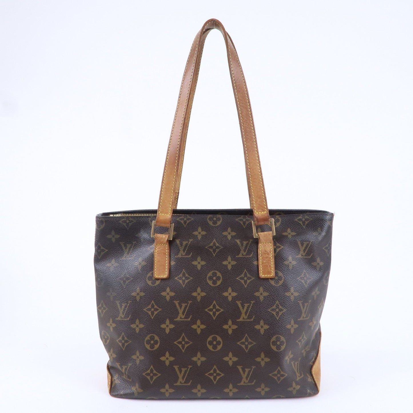Louis Vuitton Monogram Cabas Piano Tote Bag Brown