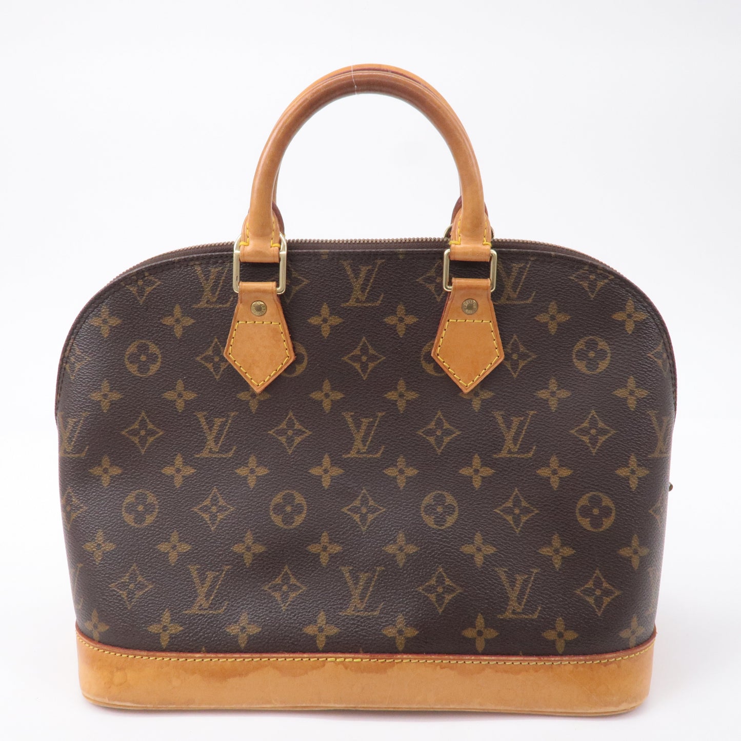 Louis Vuitton Monogram Alma Hand Bag Brown