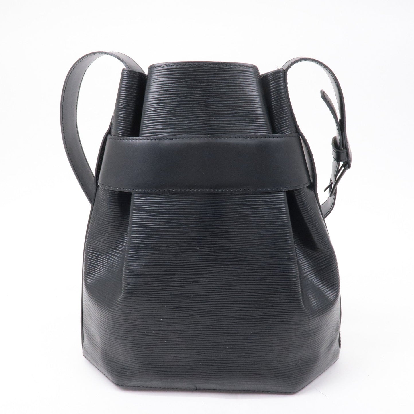 Louis Vuitton Epi Sac D'epaule PM Bucket Bag Noir Black
