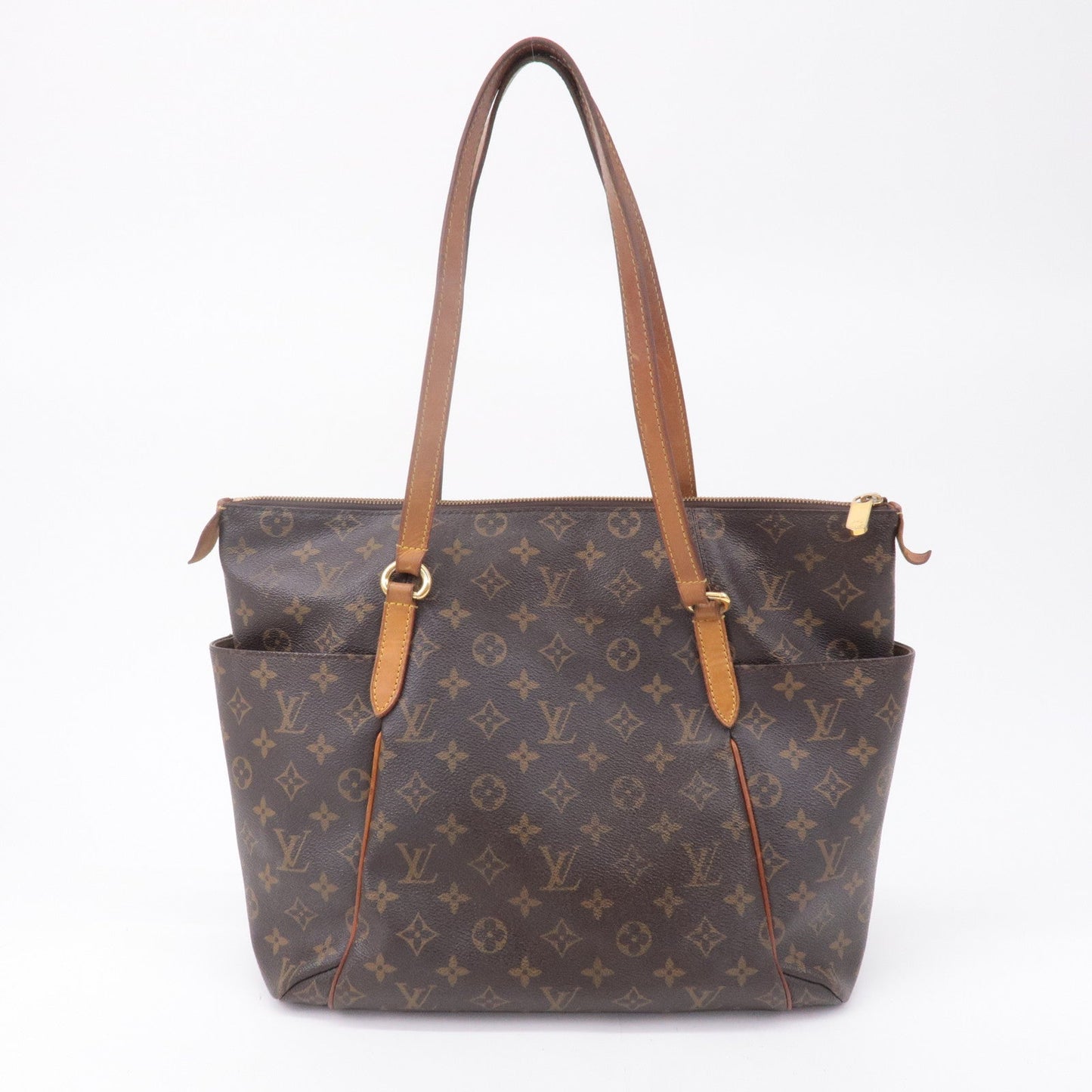 Louis Vuitton Monogram Totally MM Shoulder Bag Brown