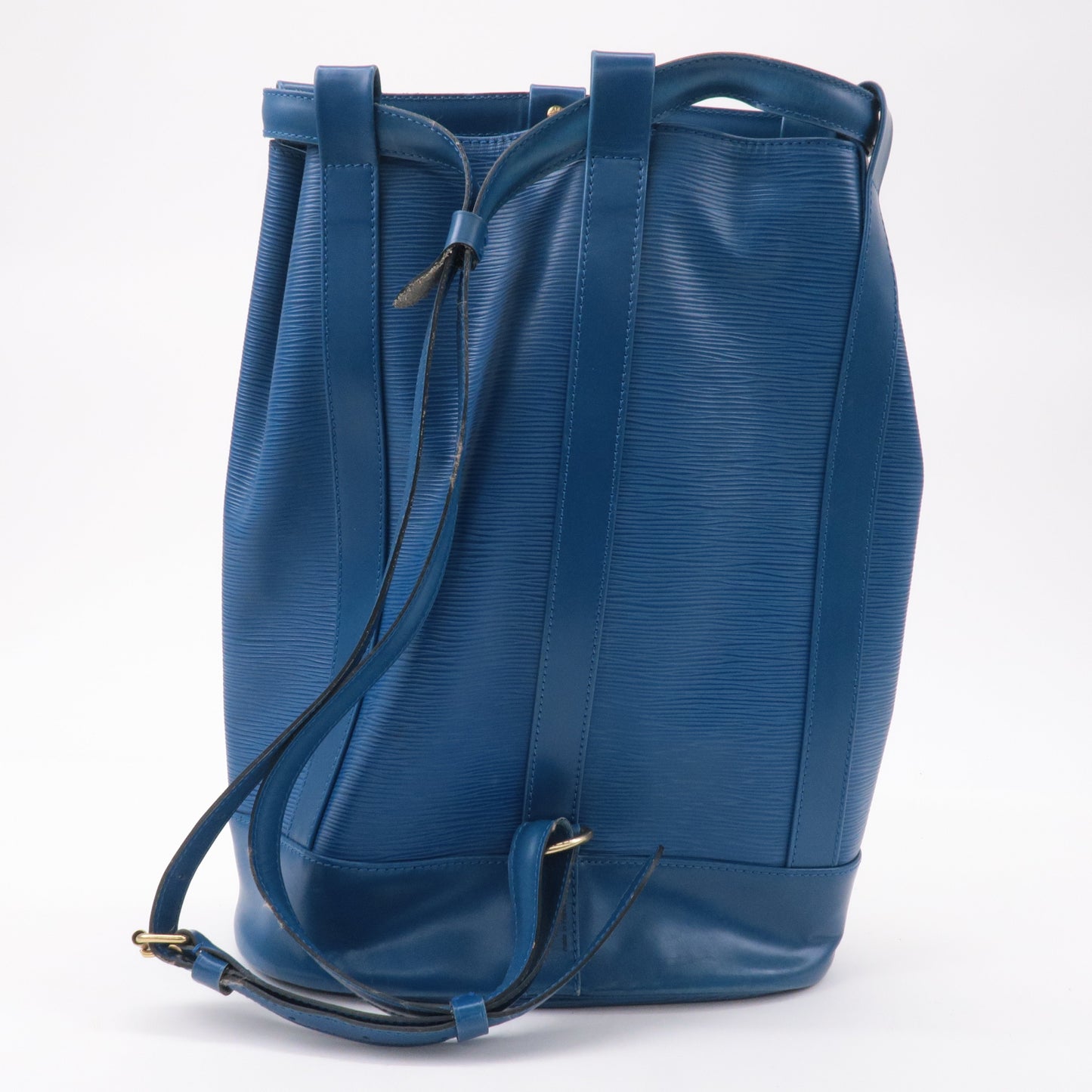 Louis Vuitton Epi Randonnee PM Laundry Bag Toledo Blue