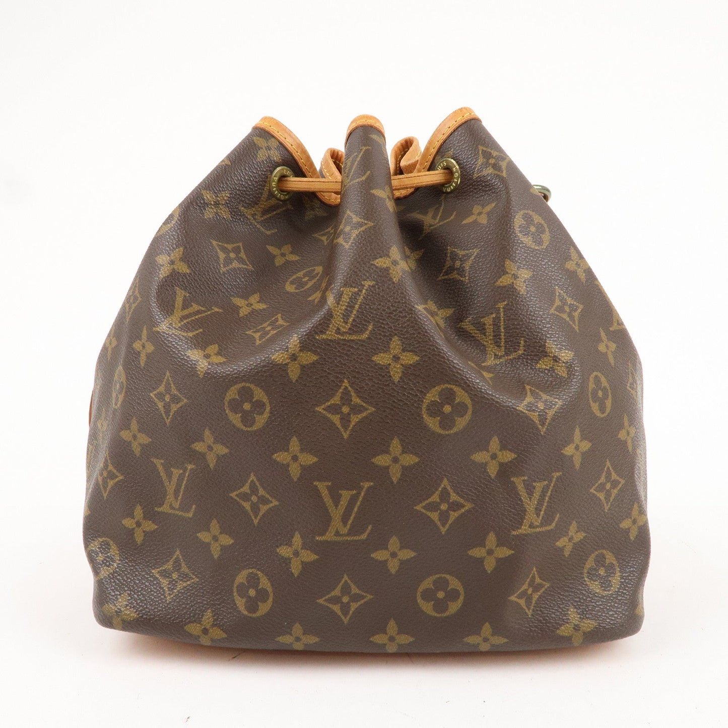 Louis Vuitton Monogram Petit Noe Shoulder Bag Brown