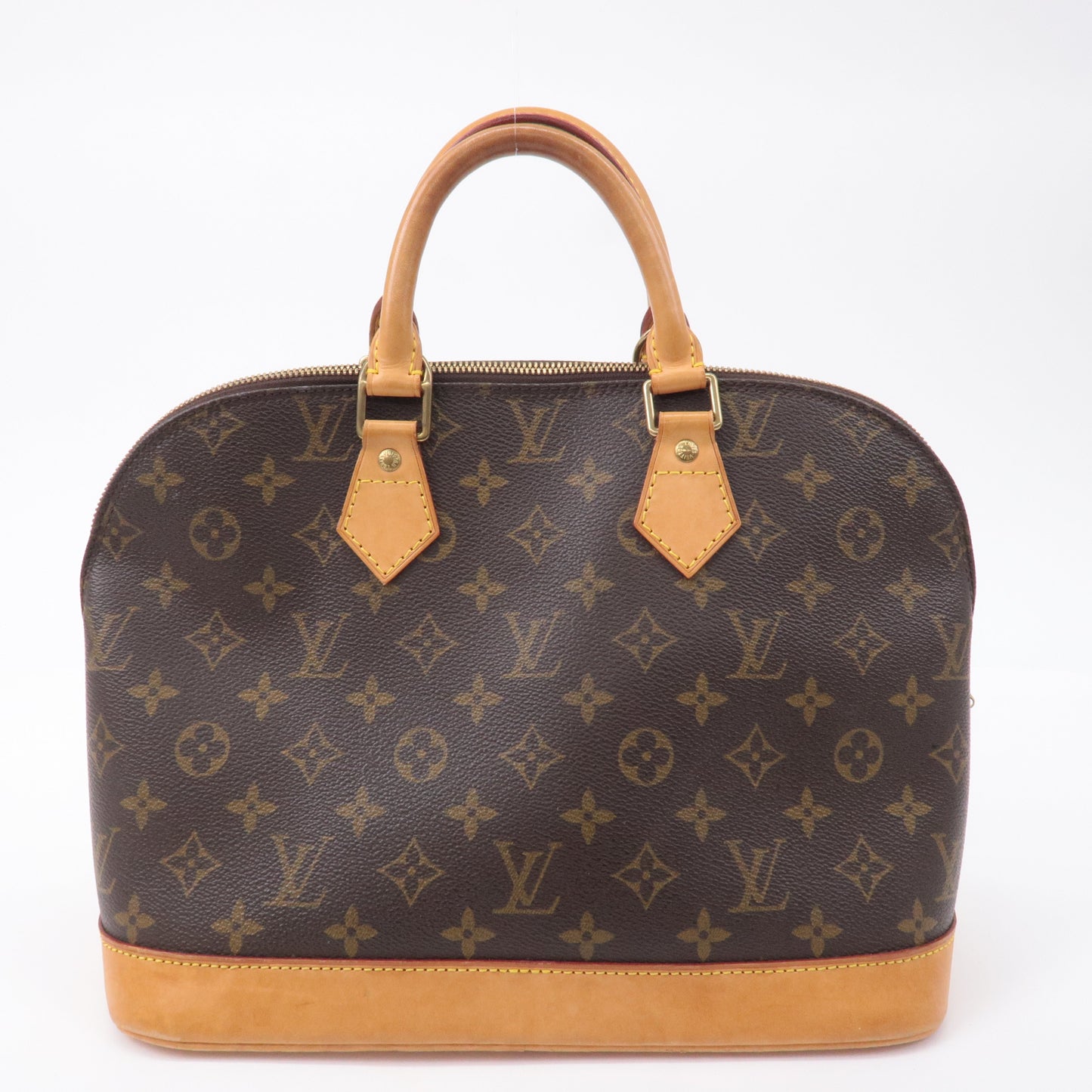 Louis Vuitton Monogram Alma Hand Bag Brown