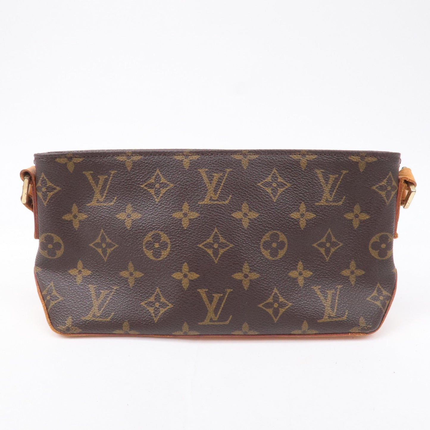Louis Vuitton Monogram Trotteur Shoulder Bag Brown