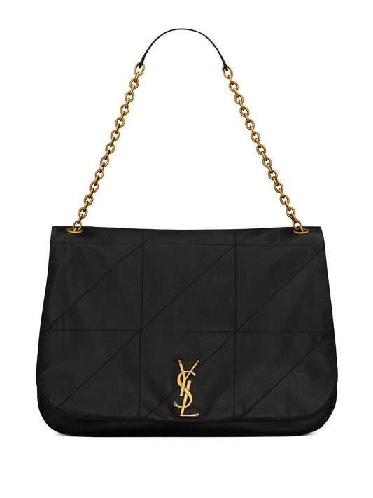 Luxury Saint Laurent Trending 2025 Women's Jamie Medium Leather Shoulder Bag in Black | Size UNICA |