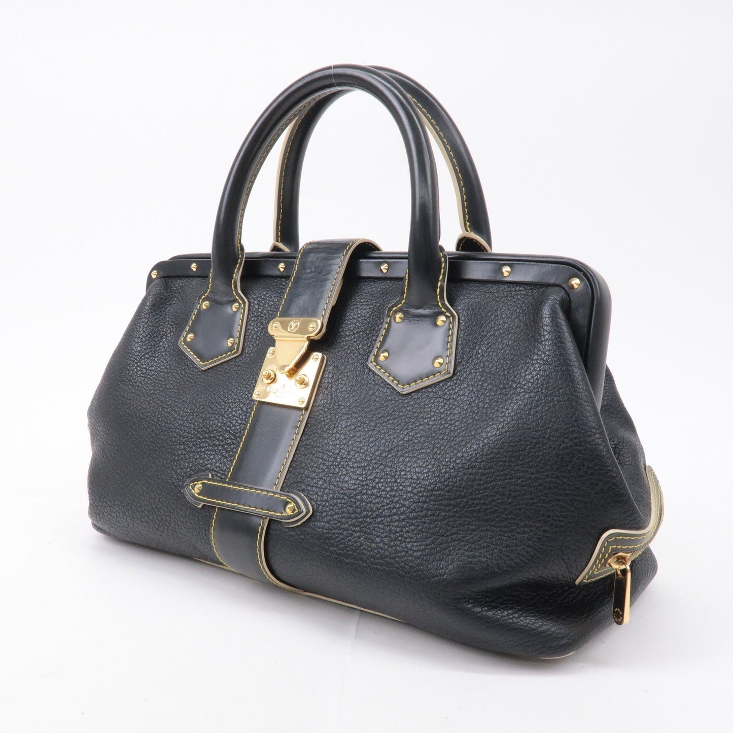 Louis Vuitton Suhali Angenieux PM Hand Bag Black Noir