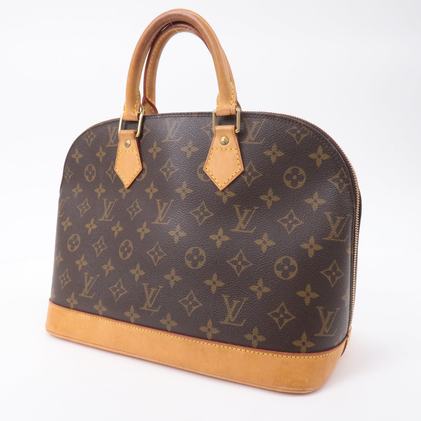 Louis Vuitton Monogram Alma Hand Bag Brown