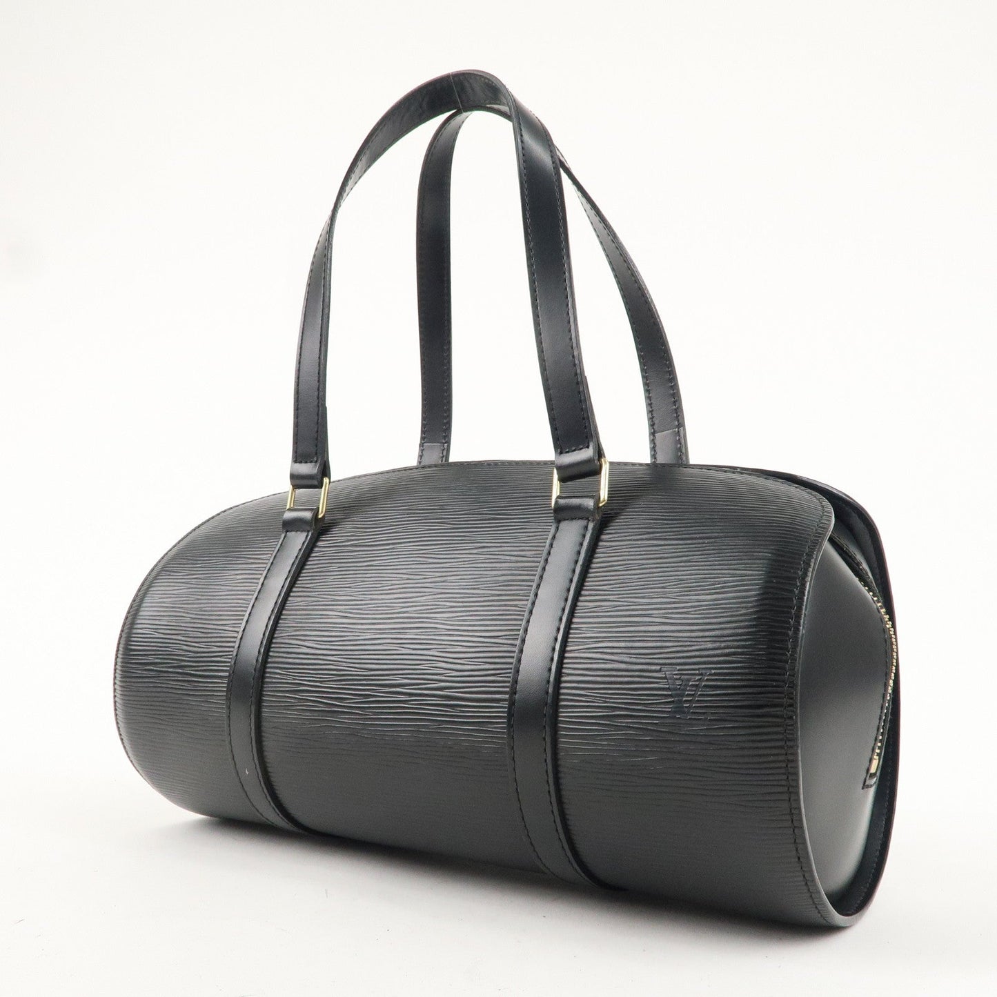 Louis Vuitton Epi Soufflot Hand Bag Noir Black