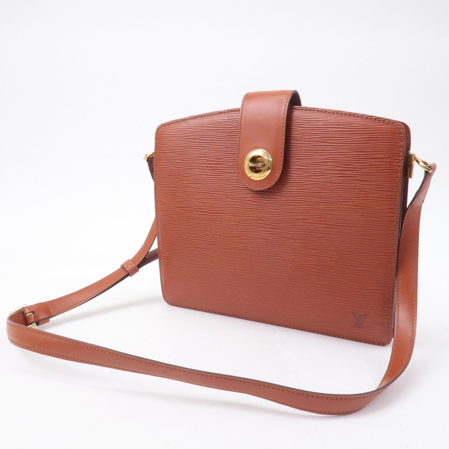 Louis Vuitton Epi Capucines Shoulder Bag Kenya Brown