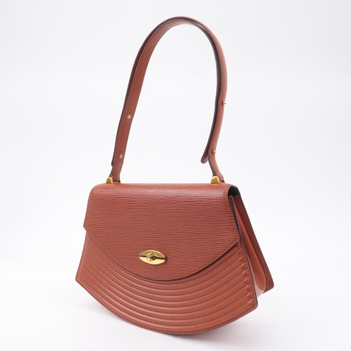 Louis Vuitton Epi Tilsit Shoulder Hand Bag Kenya Brown