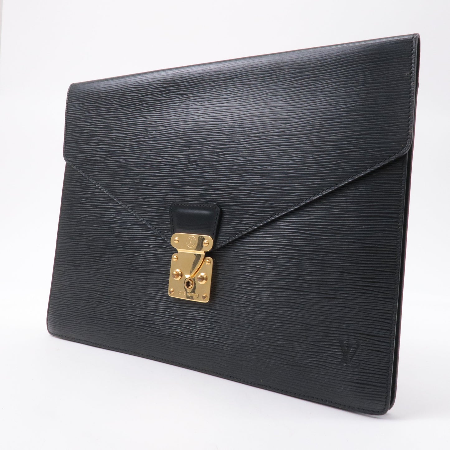 Louis Vuitton Epi Porte Document Senateur Clutch Bag