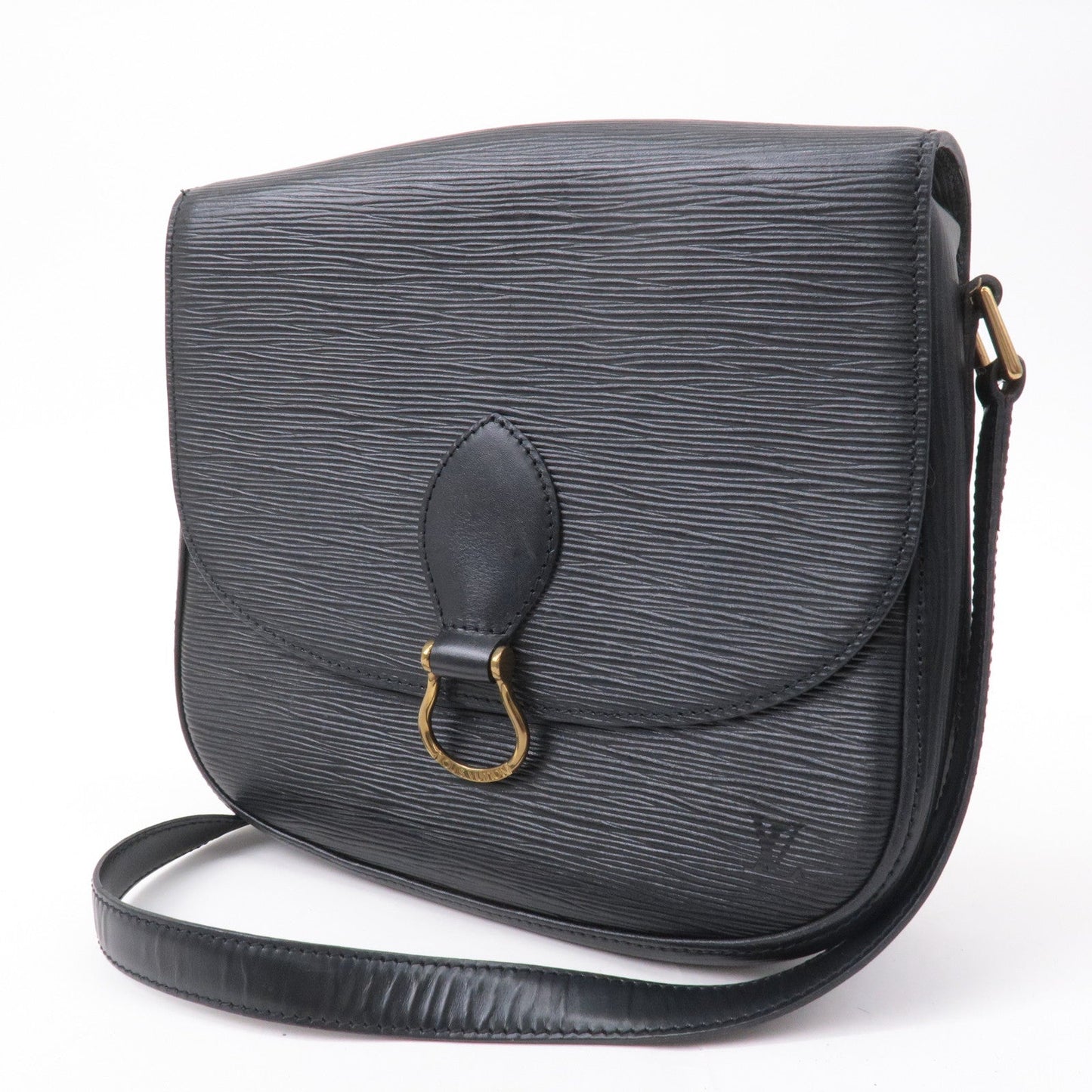 Louis Vuitton Epi Saint Cloud Shoulder Bag Black Noir