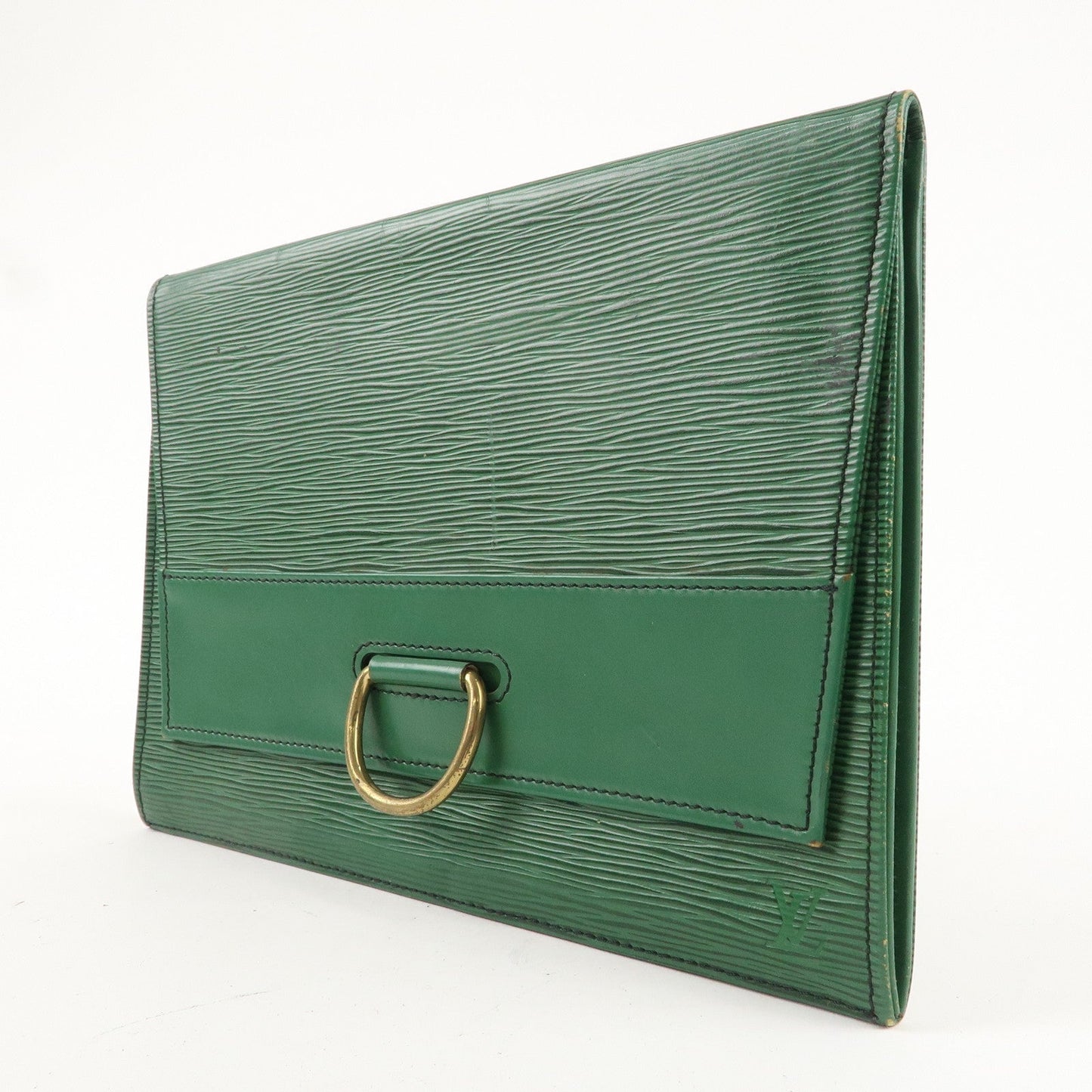 Louis Vuitton Epi Iena 28 Clutch Bag Borneo Green