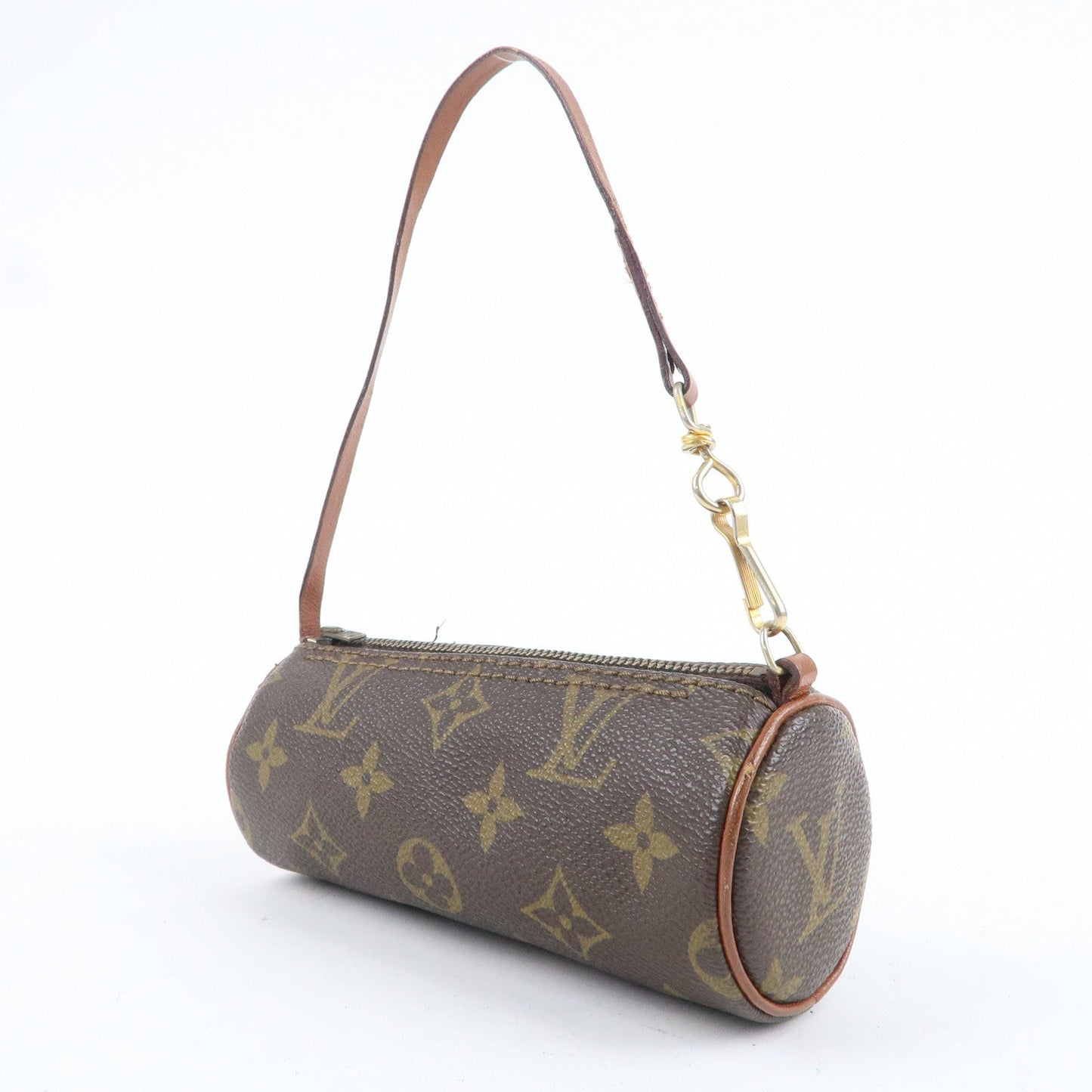 Louis Vuitton Monogram Pouch for Papillon Bag Old Type Brown