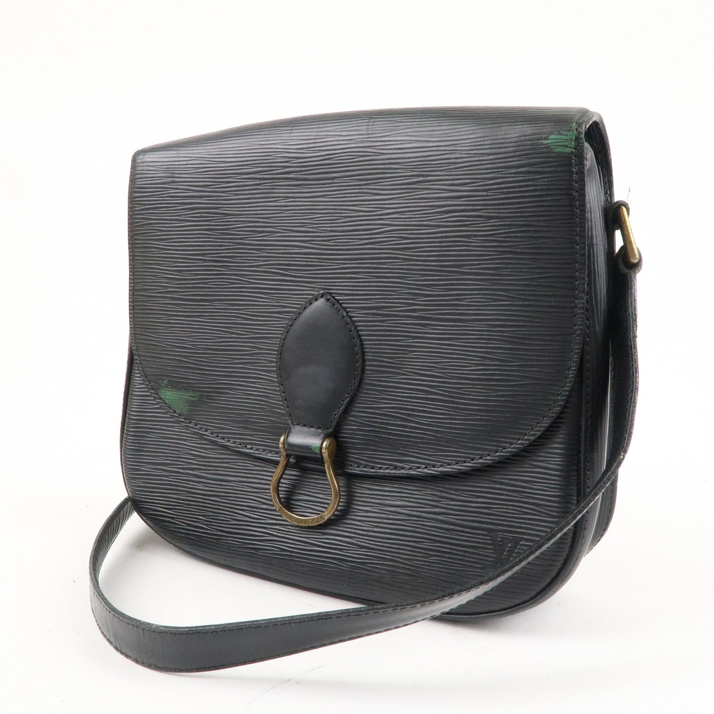 Louis Vuitton Epi Saint Cloud Shoulder Bag Noir Black