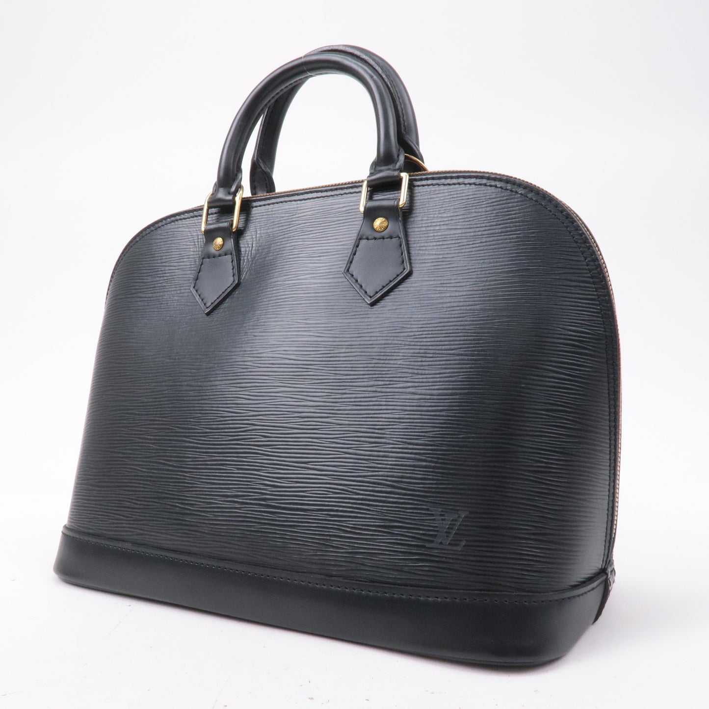 Louis Vuitton Epi Alma Hand Bag Noir Black