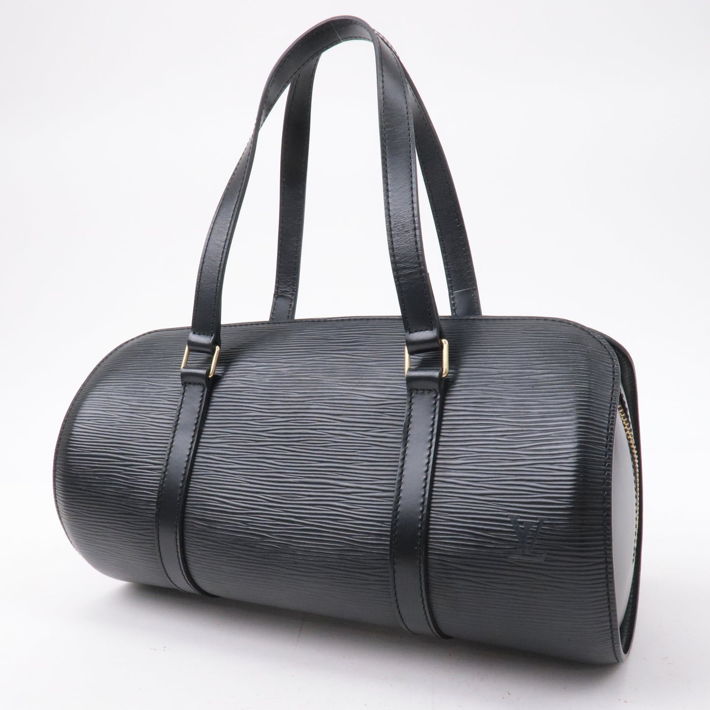 Louis Vuitton Epi Soufflot Hand Bag Pouch Noir Black