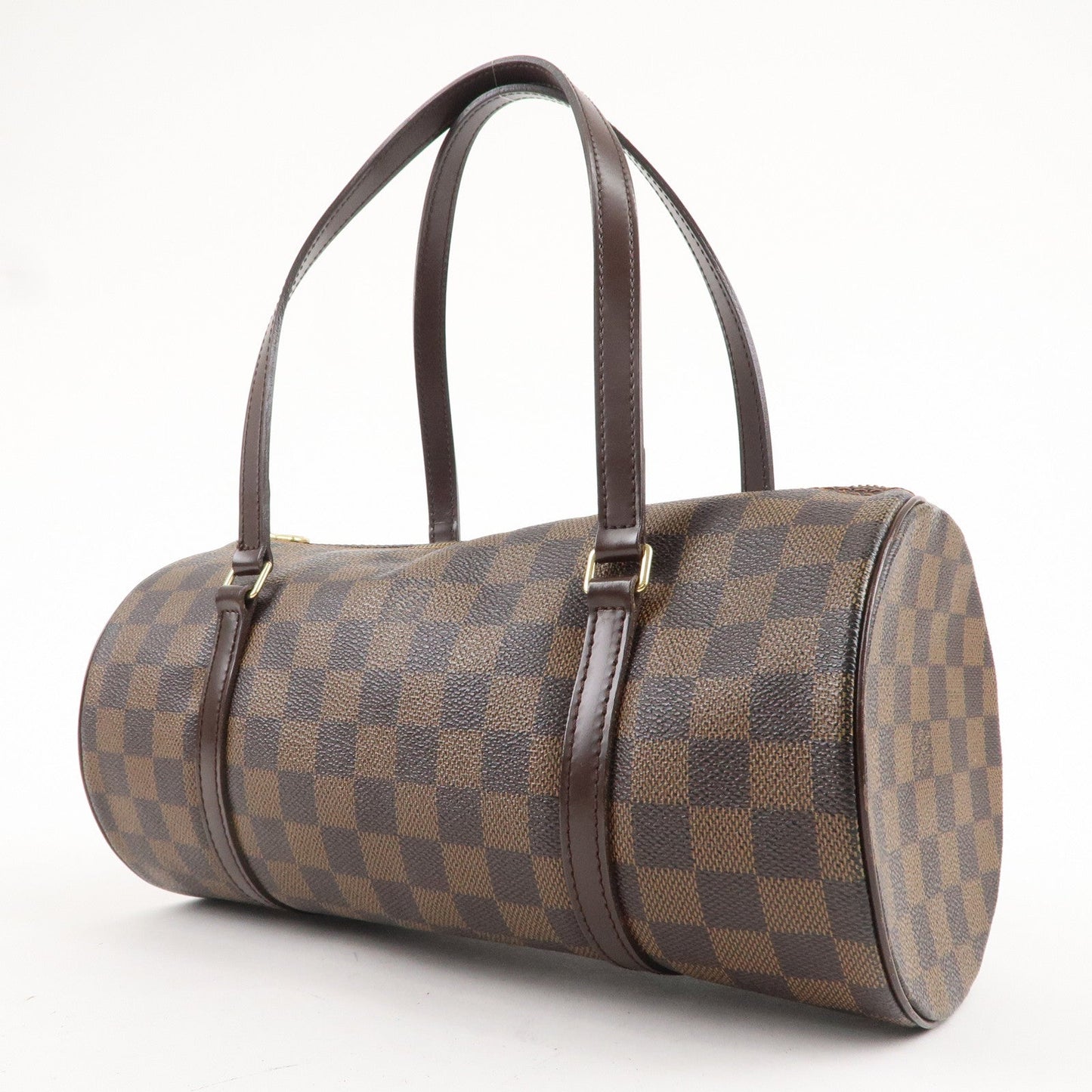 Louis Vuitton Damier Papillon 30 Hand Bag & Pouch Brown