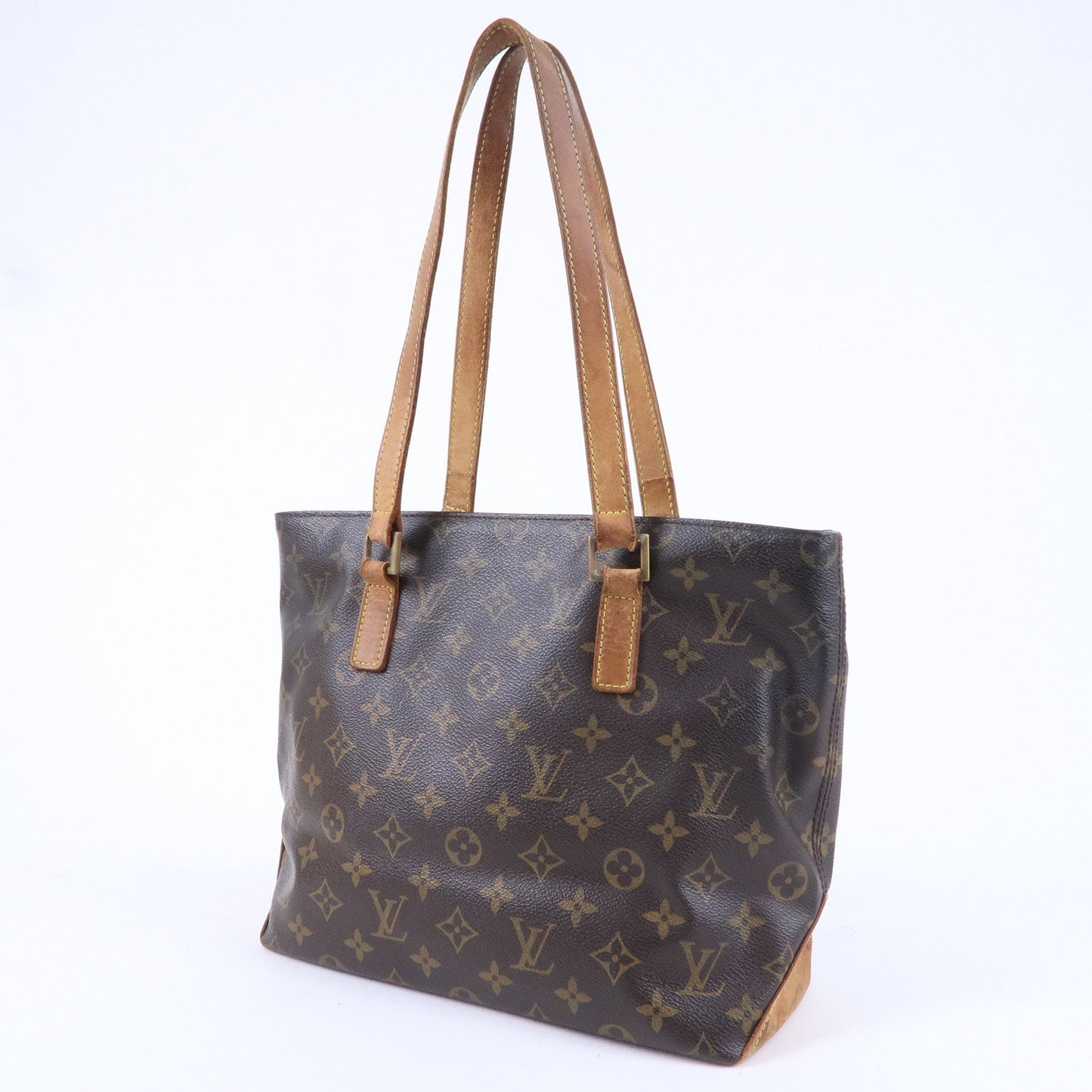 Louis Vuitton Monogram Cabas Piano Tote Bag Brown