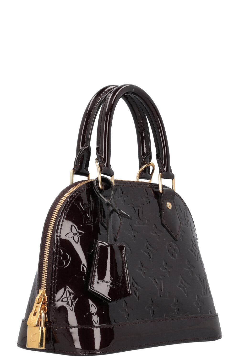 Louis Vuitton Alma BB Crossbody Bag Vernis Amarante