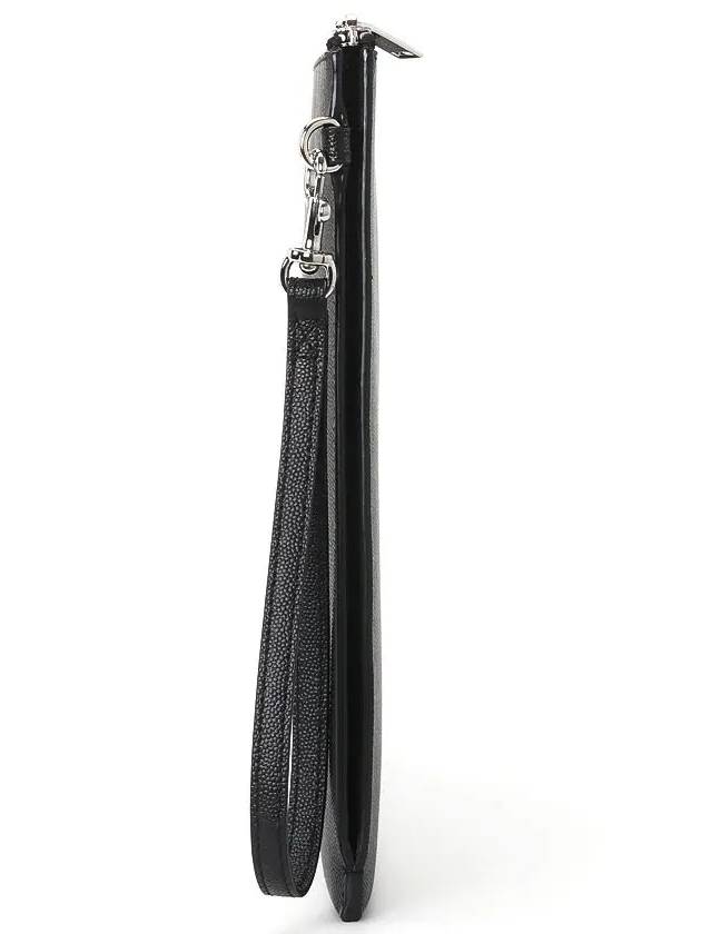 Luxury Saint Laurent Trending 2025 Grain Leather Clutch Bag Black