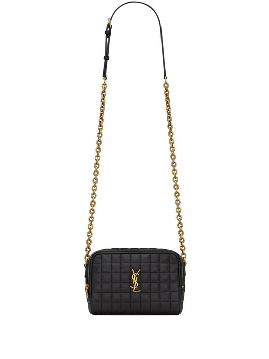 Luxury Saint Laurent Trending 2025 Women's Cassandre Matelasse Carre Camera Bag in Nero |