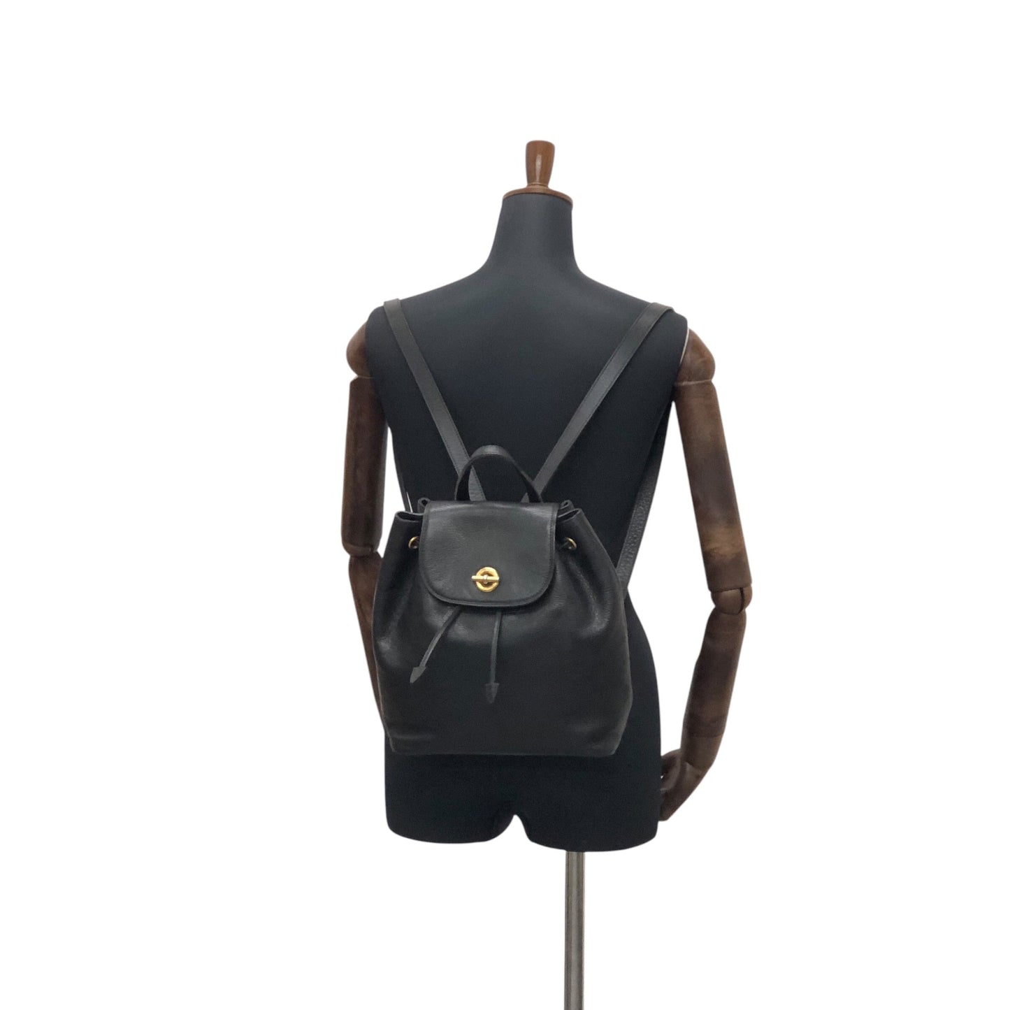 CELINE Toggle Clasp Backpack Black u7henu