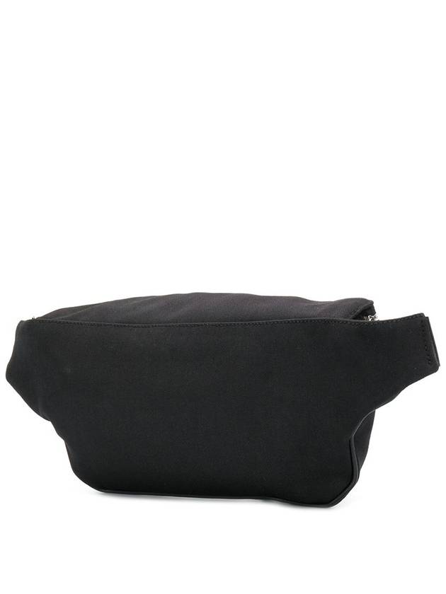 Luxury Saint Laurent Trending 2025 Cassandre Classic Canvas Leather Belt Bag Black