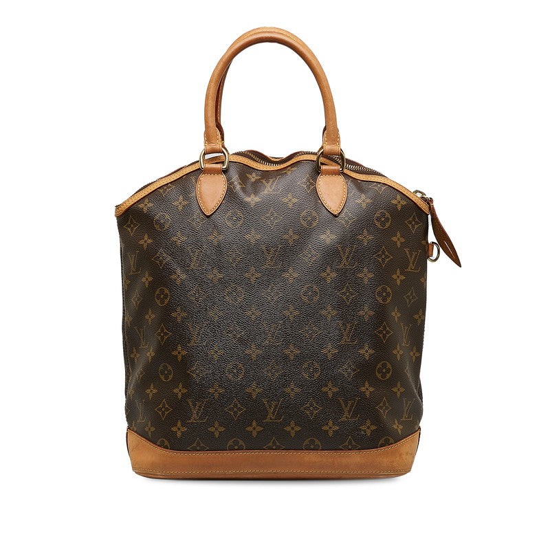 Louis Vuitton Monogram Rocket Vertical Handbag Brown PVC Leather Louis Vuitton