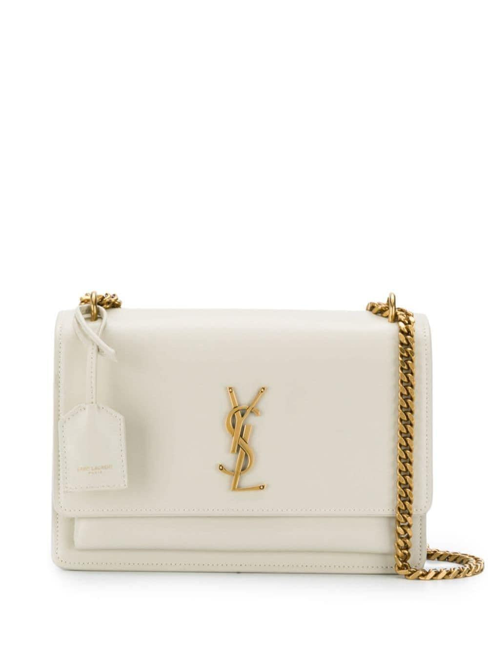 Luxury Saint Laurent Trending 2026 Women's Ysl Bo Mng M Sunset in Crema Soft | 442906D420W9207